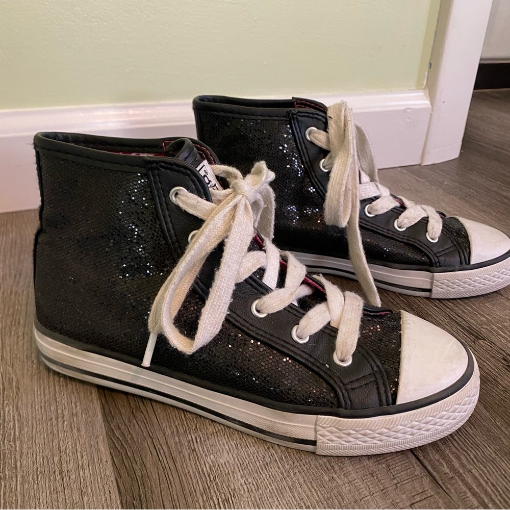 Converse-style Sparkle Hightops